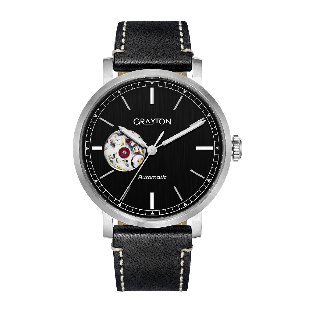 [GR24930ACR1] Aegis 41 Leather Midnight Black