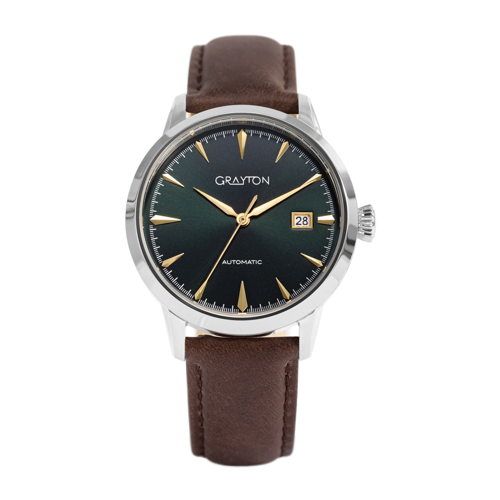 [GR90356AE] Classic Leather Forest Green