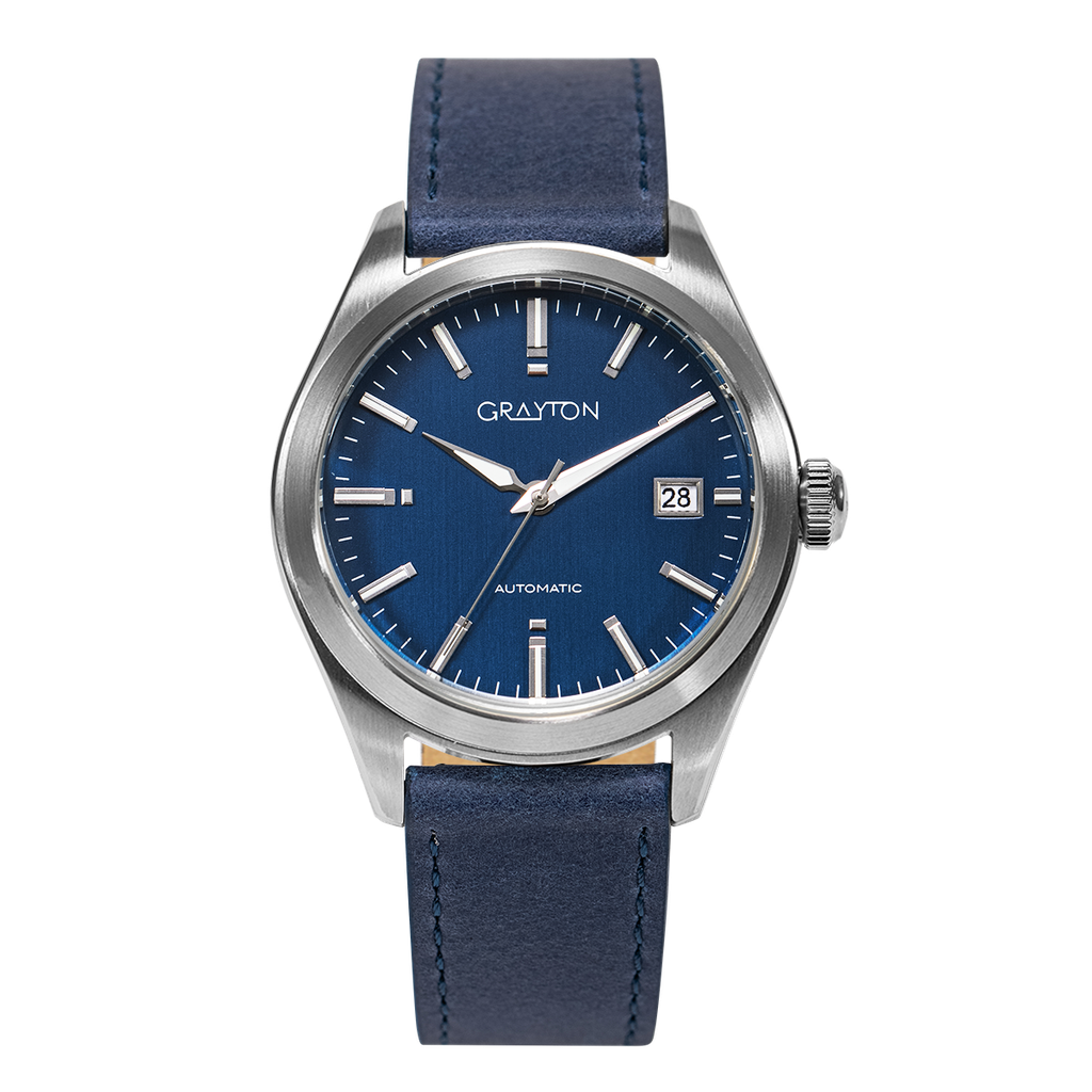 [GR11682AB] Elegant Sport Leather Royal Blue