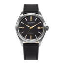 Elegant Sport Leather Midnight Black