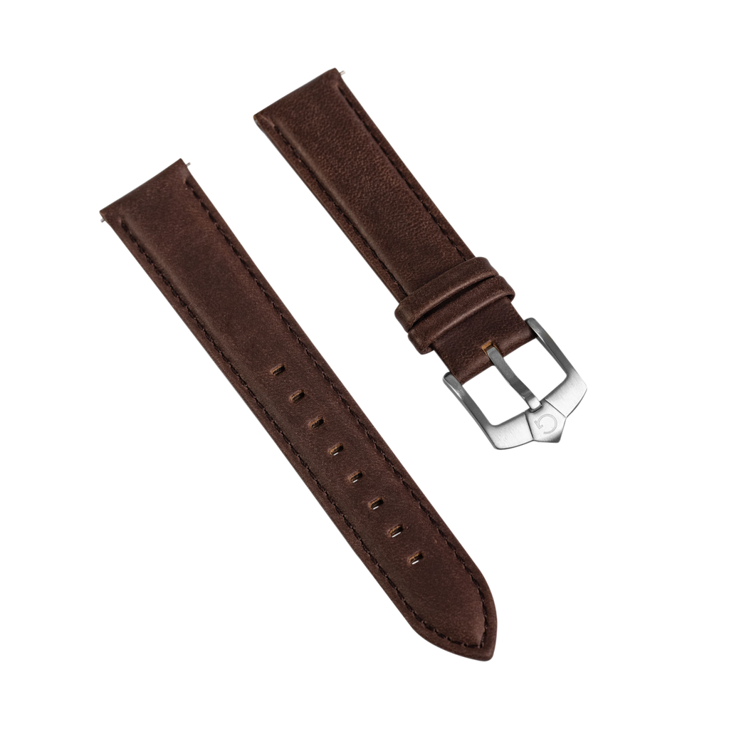[GRS66185L] Classic Brown Leather Strap
