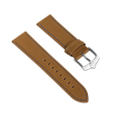 Guilloche Camel Brown Leather Strap